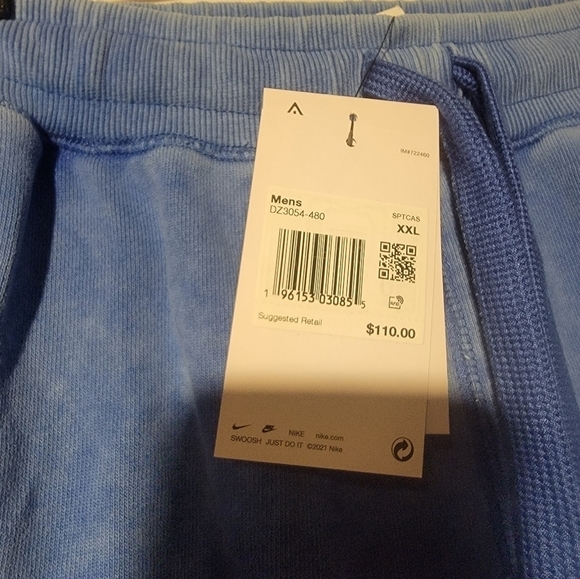 Nike Sportswear "Have A Nike Day" Joggers Blue DZ3054-480 Mens Size 2XL - Picture 3 of 6